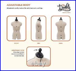 Dritz My Double Designer Adjustable Dress Form Petite Ivory