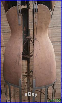 Early 1900's L & M Adjustable Dress Form Co Makers of Acme Dress Form