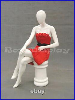 EggHead Female Mannequin with high heel feet Dress Form Display #MD-GS9W1