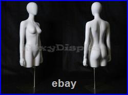 Egg Head Female Mannequin Torso With nice figure and arms #MD-TFWEG