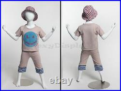 Egghead Kid Fiberglass Mannequin Dress Form Display #MZ-CD3