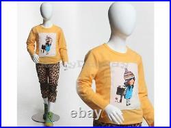 Egghead Kid Fiberglass Mannequin Dress Form Display #MZ-CD5