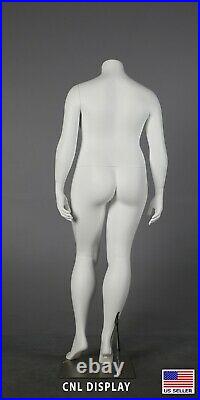Extra Large PLUS SIZE fiberglass female headless mannequin