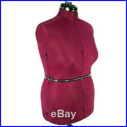 Family Dress Form Adjustable Mannequin Size Large Woman Clothing Fashion Sewing