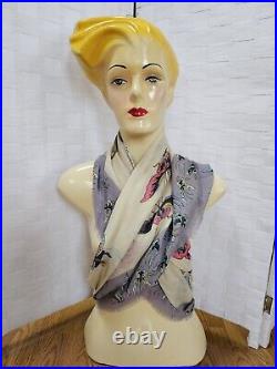 Fashino 1980s Female Form Mannequin Thailand Super Rad Hair