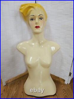 Fashino 1980s Female Form Mannequin Thailand Super Rad Hair