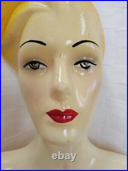 Fashino 1980s Female Form Mannequin Thailand Super Rad Hair