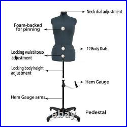 Female Adjustable Mannequin Dress Form for Sewing, Mannequin Body Torso(Medium)