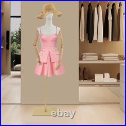 Female Dress Form Pinnable Foam Mannequin Torso with Adjustable Metal Base