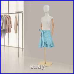 Female Dress Form Pinnable Foam Mannequin Torso with Adjustable Metal Base