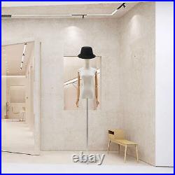 Female Dress Mannequin Portable Display Height Adjustable Clothing fitting