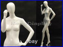 Female EggHead Fiberglass mannequin Dress Form Display #MD-C8