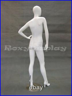 Female EggHead Fiberglass mannequin Dress Form Display #MD-GS7W2