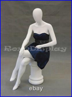 Female EggHead Fiberglass mannequin Dress Form Display #MD-GS9W2