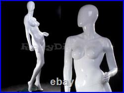 Female EggHead Fiberglass mannequin Dress Form Display #MZ-LISA4EG