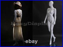 Female EggHead Fiberglass mannequin Dress Form Display #MZ-LISA9EG