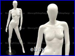 Female EggHead Fiberglass mannequin Dress Form Display #MZ-OZIW3