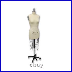 Female Fashion Dressmaker Dress Form Mannequin Size 8, Shoulders are Collapsible