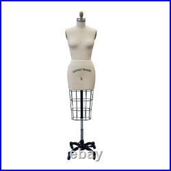 Female Fashion Dressmaker Dress Form Mannequin Size 8, Shoulders are Collapsible