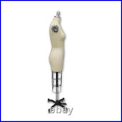 Female Fashion Dressmaker Dress Form Mannequin Size 8, Shoulders are Collapsible