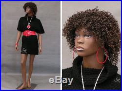Female Fiberglass African style Mannequin Dress form Display #MD-CCDR4