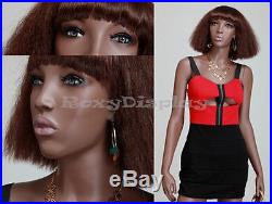 Female Fiberglass African style Mannequin Dress form Display #MYA1-MZ