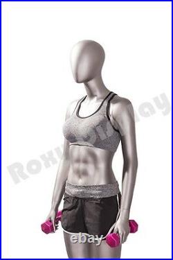 Female Fiberglass Egghead Athletic style Mannequin Dress Form Display MC-JSW01