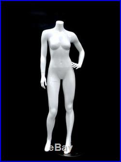 Female Fiberglass Headless Petite mannequin Body Dress Form #MD-GPX03BW1