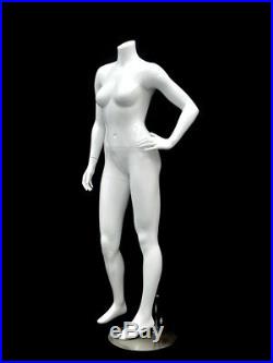 Female Fiberglass Headless Petite mannequin Body Dress Form #MD-GPX03BW1