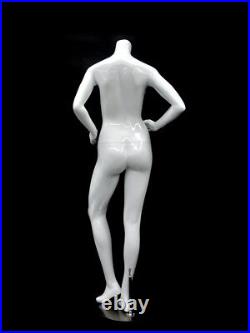 Female Fiberglass Headless Petite mannequin Body Dress Form #MD-GPX04BW1