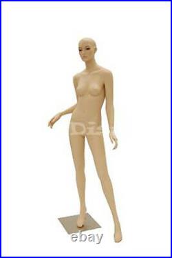 Female Fiberglass Mannequin Pretty Face Elegant Looking Dress Form #MD-A2F1