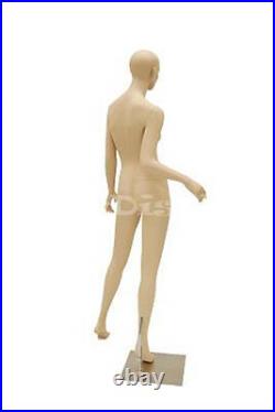 Female Fiberglass Mannequin Pretty Face Elegant Looking Dress Form #MD-A2F1