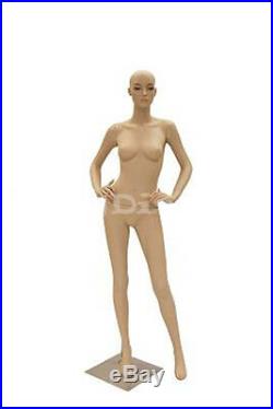 Female Fiberglass Mannequin Pretty Face Elegant Looking Dress Form #MD-A4F1