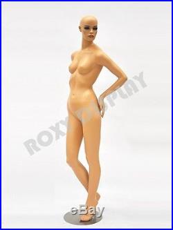 Female Fiberglass Mannequin Pretty Face Elegant Pose Dress From Display #FR4-MD