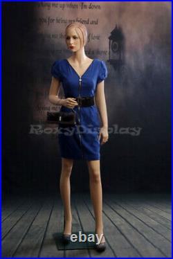 Female Fiberglass mannequin Fleshtone Color Dress Form Display #MZ-AD04