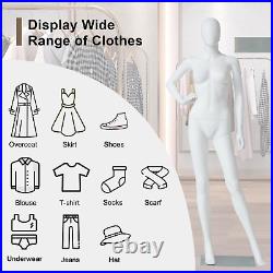 Female Full Body Mannequin 70 Inch Retail Mannequin Dress Form for Clothes Dis