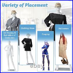 Female Full Body Mannequin 70 Inch Retail Mannequin Dress Form for Clothes Dis