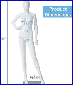 Female Full Body Mannequin 70 Inch Retail Mannequin Dress Form for Clothes Dis