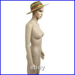 Female Full Body Realistic Mannequin Display Head Turn Dress Form withBase 176cm