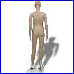 Female Full Body Realistic Mannequin Display Head Turns Dress Form withBase