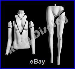 Female Invisible Ghost Mannequin with Magnetic Fittings (V-neck)