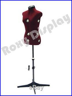 Female Mannequin Adjustable Sewing Dress Form Torso Stand Medium Size #JF-FH-8