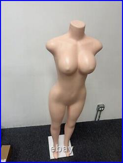 Female Mannequin Brazilian BBL full body Headless mannequin With Metal Base