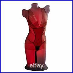 Female Mannequin Dress Form Display Stand LED Light Underwear Pink light