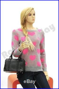 Female Mannequin Dress Form Display With flexible head arms and legs #FM01-S-MZ