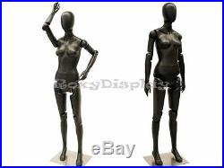 Female Mannequin Dress Form Display With flexible head arms and legs MD-Z-FFXBEG