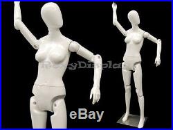 Female Mannequin Dress Form Display With flexible head arms and legs MD-Z-FFXWEG