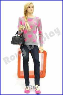 Female Mannequin Flexible Head arms and legs Dress Form Display #MZ-FM01-S