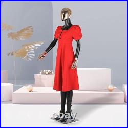 Female Mannequin Full Body Black- 70'' Mannequin Dress Form Display Full Body