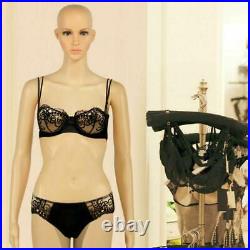Female Mannequin Plastic Full Body Display Head Turn Dress Form withBase Women 176